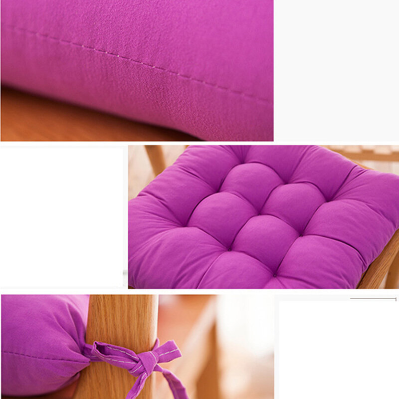 Almofadas para cadeiras de chão almofada do assento engrossar tatami jantar cadeira almofadas cor sólida casa decorativa sofá de estar travesseiros novo