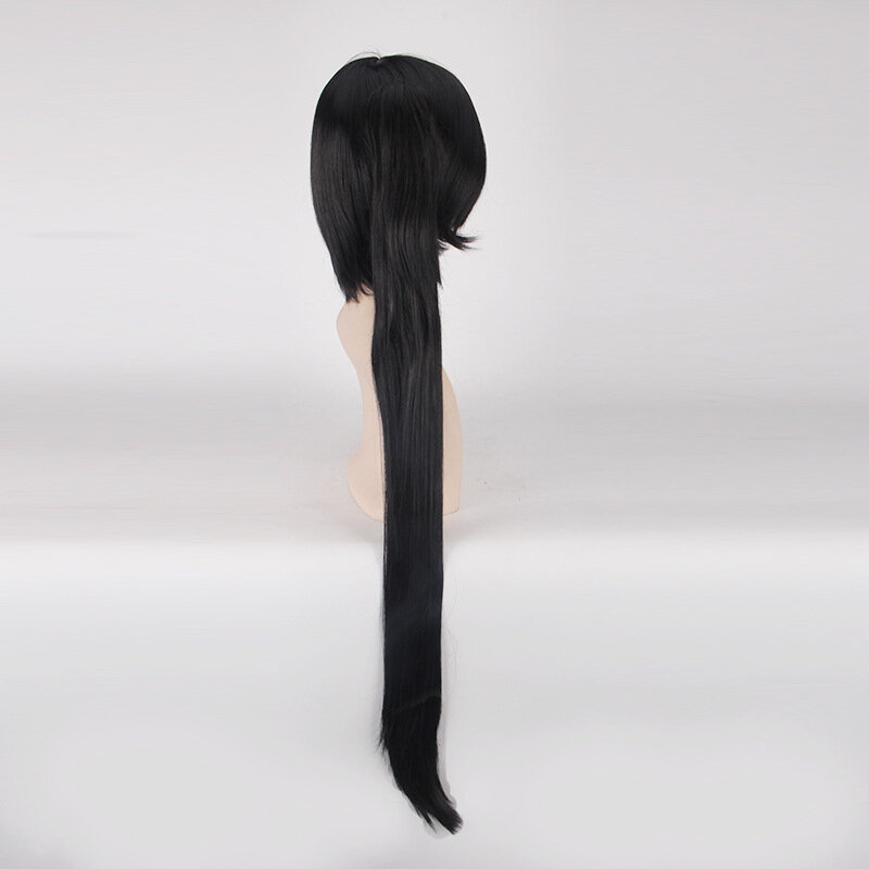 HAIRJOY-Peluca de pelo sintético para Cosplay, coletas largas y rectas, color negro, verde, rosa y Rubio