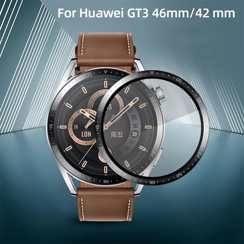 Película protectora de pantalla para Huawei Watch GT 3, Protector de pantalla de 42mm y 46mm, película de cubierta suave para reloj inteligente Huawei Watch GT 3
