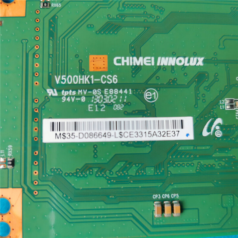 Dobrej jakości tablica logiczna V500HK1-CS6 T-CON LVDS karton nadaje się do LED50EC600D LED50K610X3D LE42Z300R3D. .. Etc.