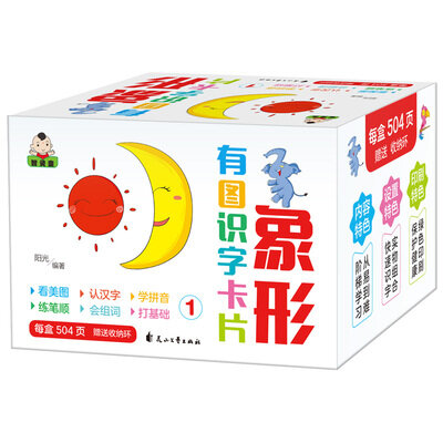 Nuovo personaggio cinese Hanzi Cards pittografico Literacy Pinyin libro di vocabolario cinese per bambini, 252 fogli, dimensioni: 8*8cm