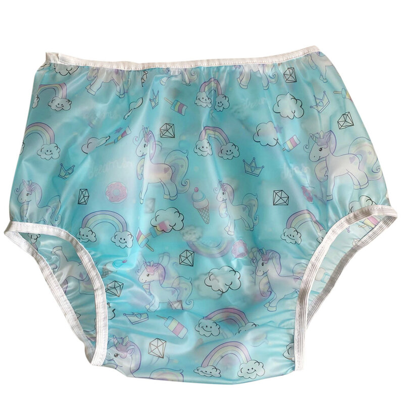 ABDL Diaper Adult Bay Reusable Washable Waterproof Incontinent Underpants Cover-up Diaper Pvc Plastic Pants