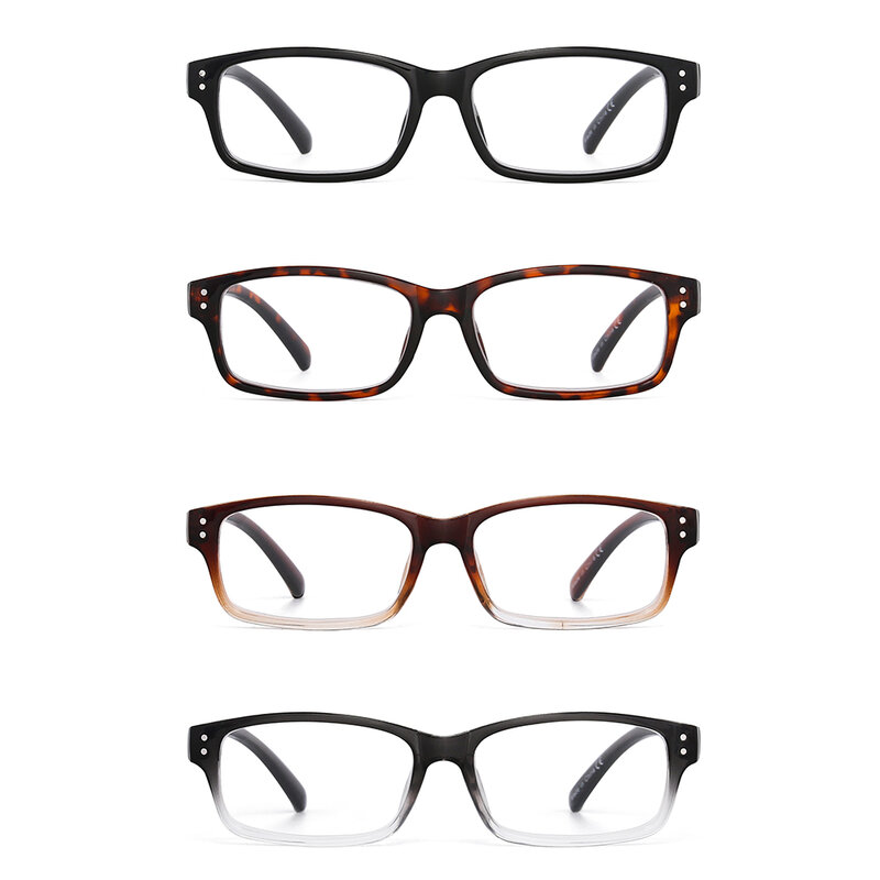 JM – lunettes de lecture carrées Vintage, charnière de printemps, femmes et hommes, loupe presbyte dioptrie