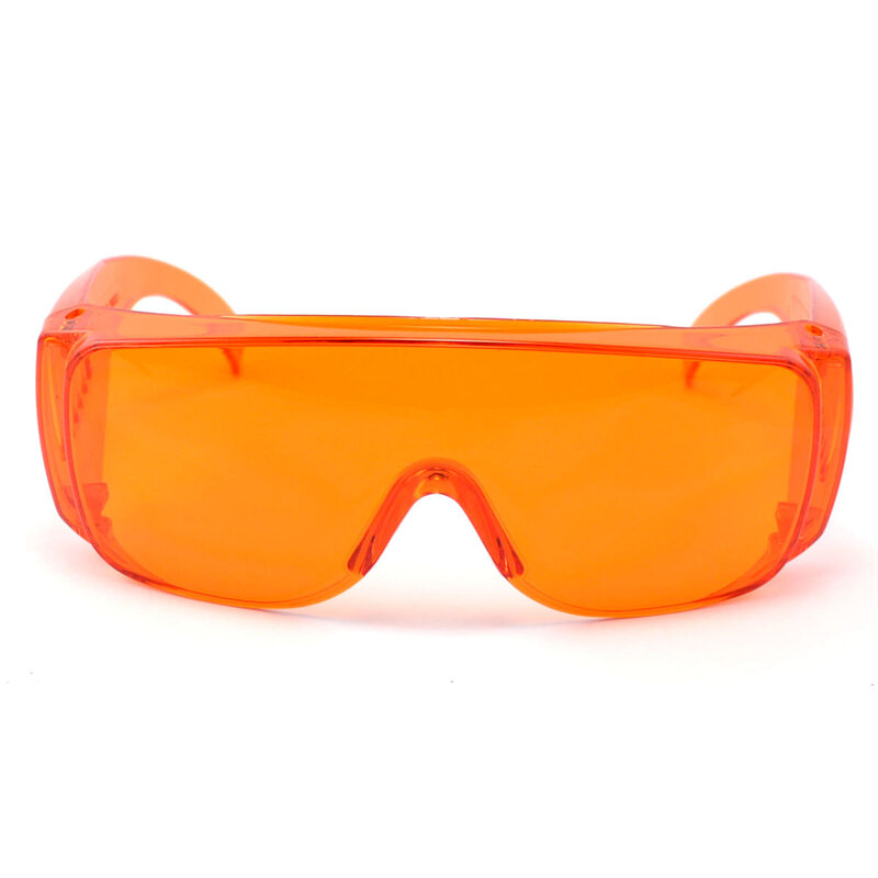 Óculos de proteção bp445nm com laser laranja e luz azul personalizado
