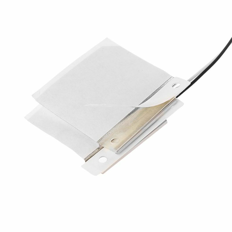 1 Pasang Universal Laptop Mini PCI-E Nirkabel Wifi Antena Internal Hitam + Putih L4MD