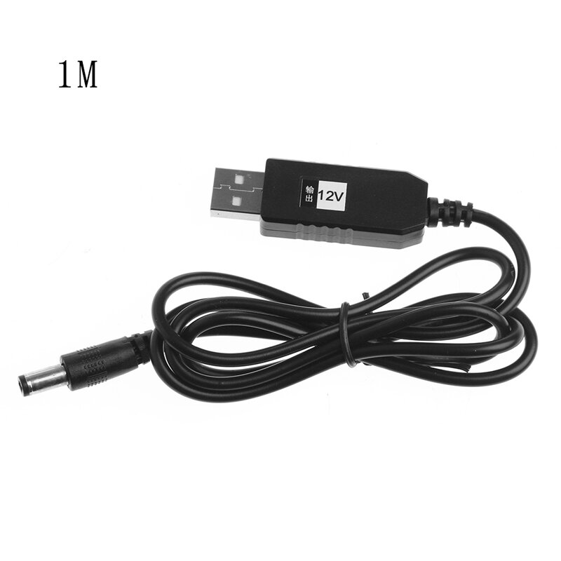 USB DC 5V To DC 12V 2,1x5,5mm Male Step-Up Power Charger socket Adapter Cable For Power Bank to Router