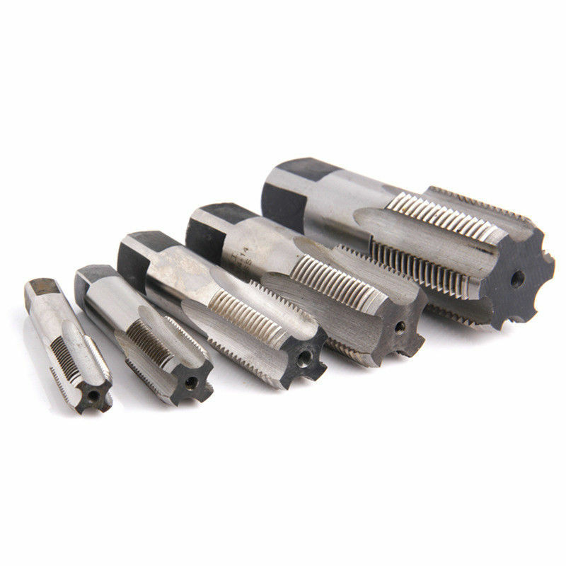 1PC Pipe Tap 1/8 1/4 3/8 1/2 3/4 Metal Screw Thread Tap Threading Tools Set Of Taps Metric Plug Tap Hand Tool Drill Bit Set