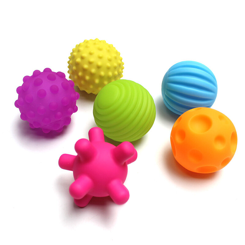 赤ちゃんの感覚玩具0〜12か月,触覚,柔らかいマッサージボール,教育ゲーム
