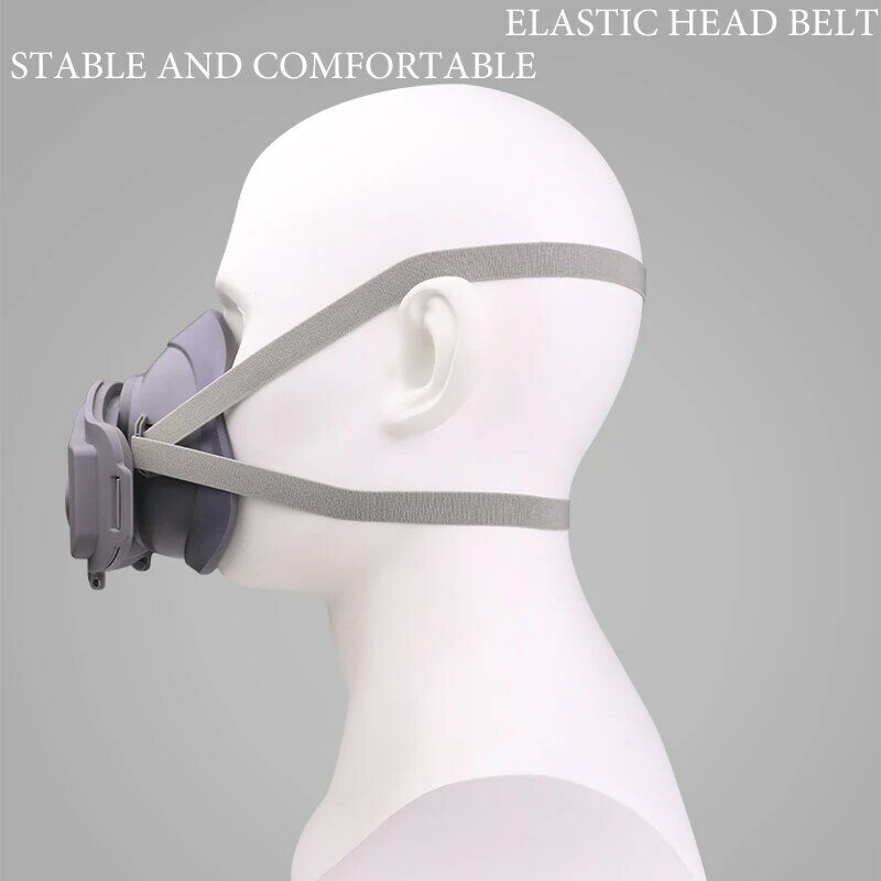 Nowy pół maska przeciwpyłowa Respirator przeciwkurzowe bezpieczeństwo pracy maska filtr bawełniany dla domu DIY czyste Carpenter Builder do polerowania