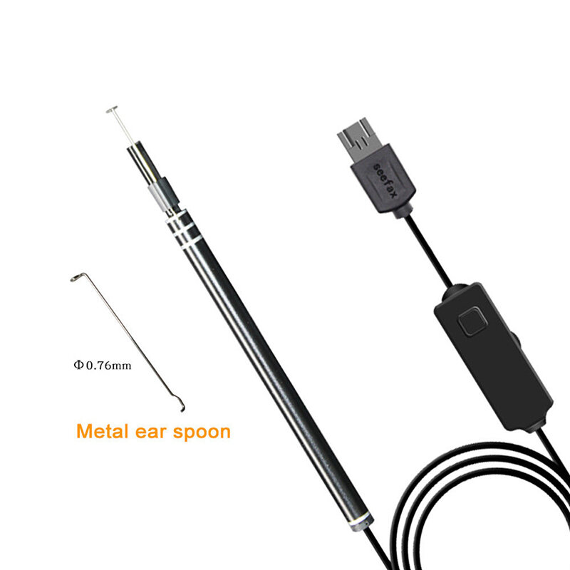 Отоскоп для ушей мегапиксельная камера для осмотра для ушей 3 в 1 USB Цифровой Эндоскоп для ушей искусственные наушники с 6 светодиодами