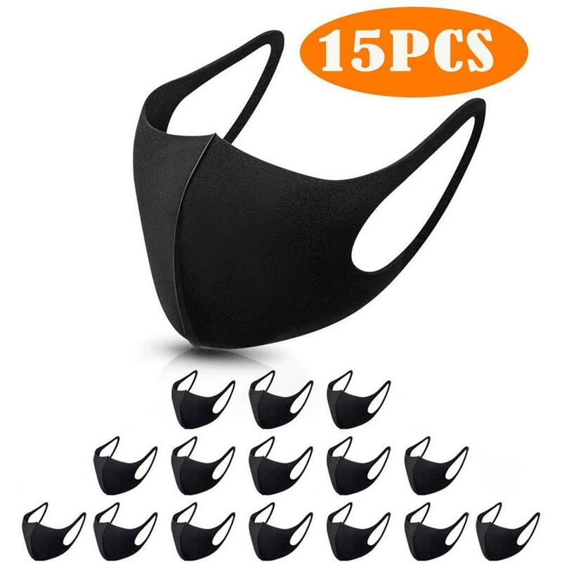 20pcs Mask Washable Face Mask Fashion Man Woman Reusable Mouth Mask Outdoor Riding Mouth Caps Protective Mouth Cover maskers#Y5