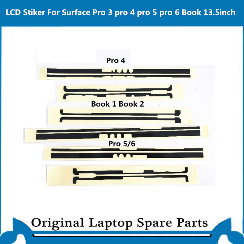 Novo para microsoft surface pro 5 pro 6 pro7 moldura da tela do livro cola adesivo lcd adesivo fita