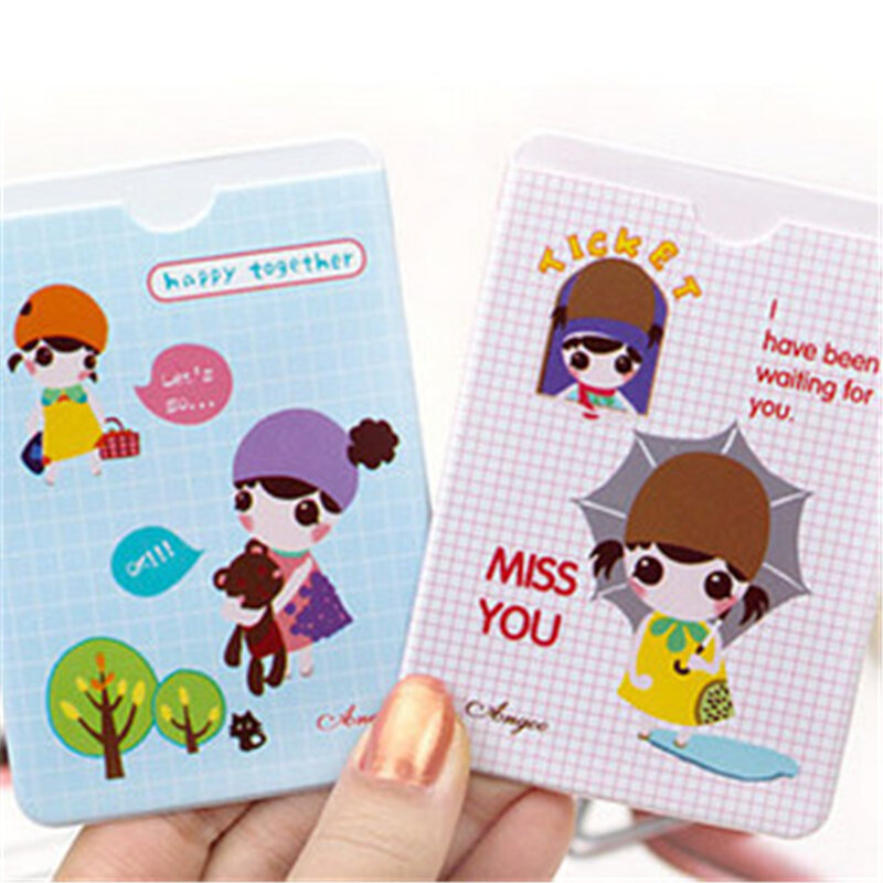 DL-conjunto de tarjetas pintadas a mano para chica, set de doble 2 tarjetas con impresión personalizada, LOG0, suministros de oficina exquisitos, regalo pequeño