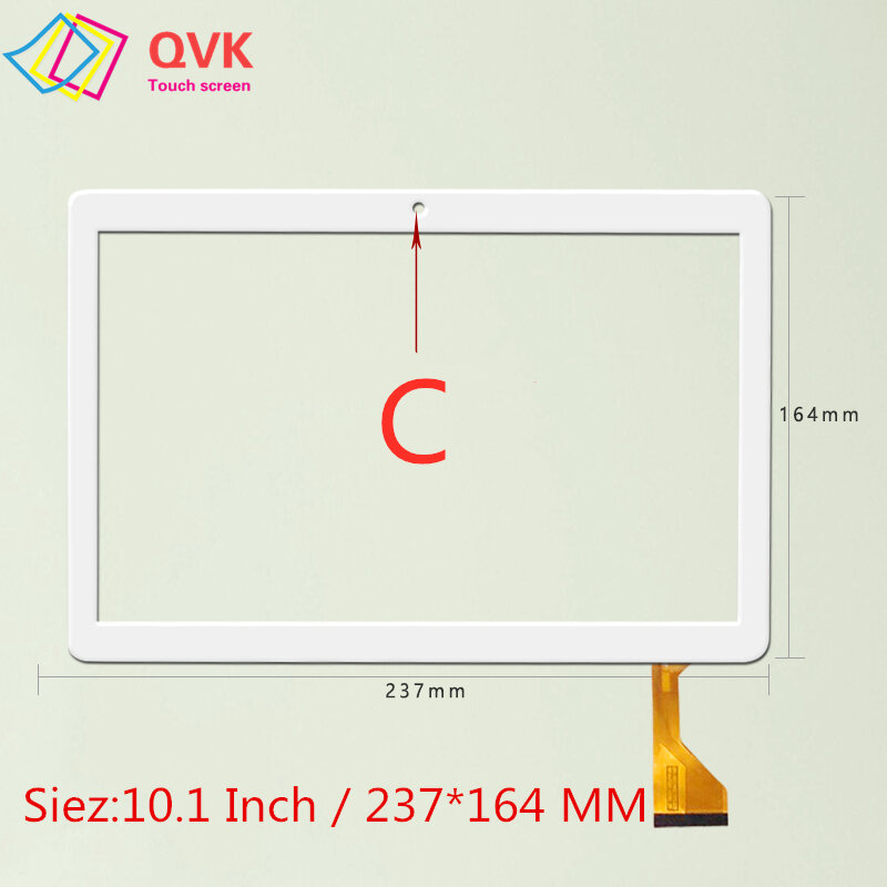 Black White 10.1 incI for Winsing Wstb101i 2-32g Wstb101 Capacitive touch screen panel repair replacement spare parts