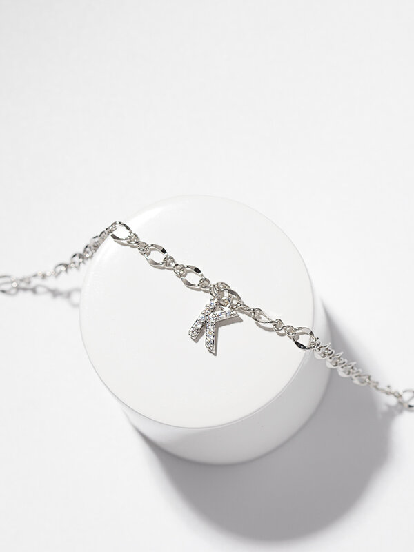 Dainty initiale collier pour femmes or cubique zircone lettre nom tour de cou fête bijoux à la mode accessoires