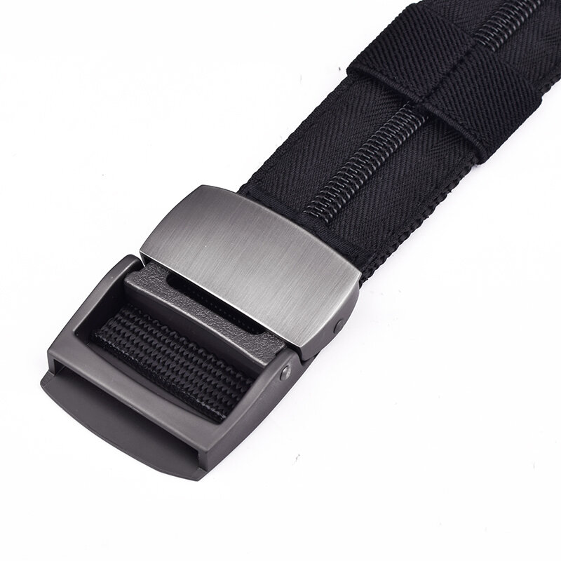 Fibbia per cintura da uomo in lega di metallo semplice e solida per cintura da 3.8CM di larghezza usa accessori fai-da-te con testa di cintura grigia nera