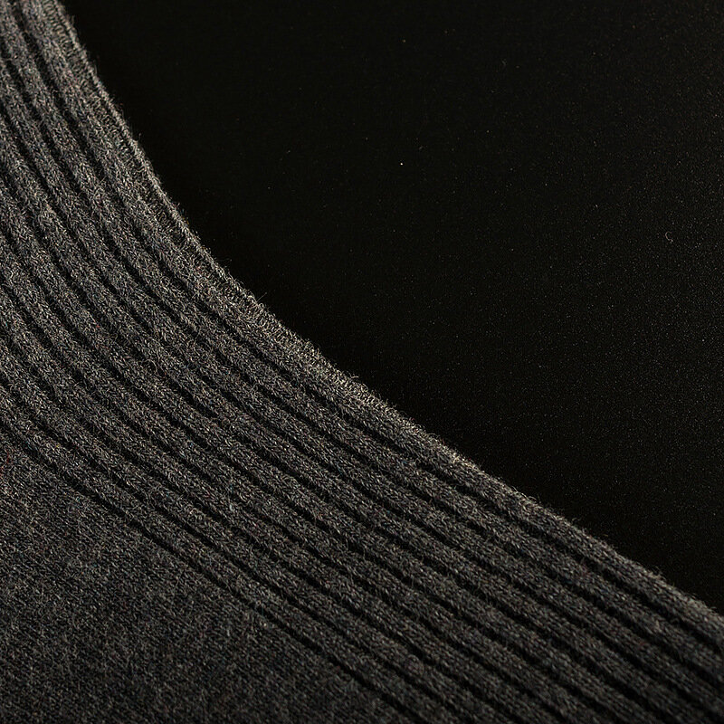 Calcetines térmicos de algodón para hombre, medias gruesas de alta calidad, cálidas, de negocios, color negro, para otoño e invierno, 1 lote de 3 pares