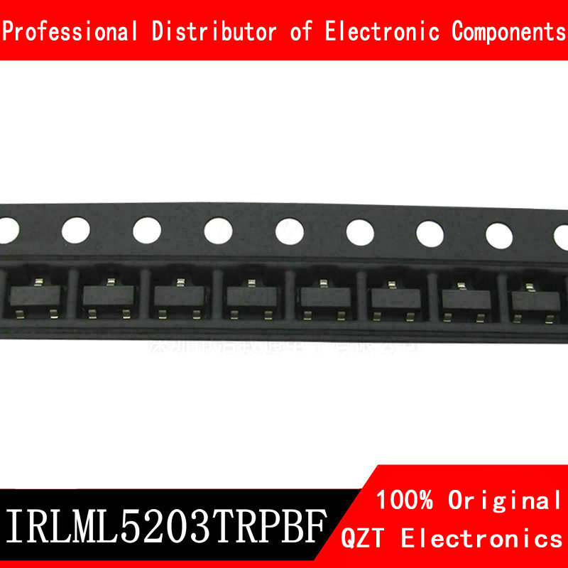 10 piezas IRLML5203TRPBF SOT IRLML5203 SMD Power MOSFET nuevo y original
