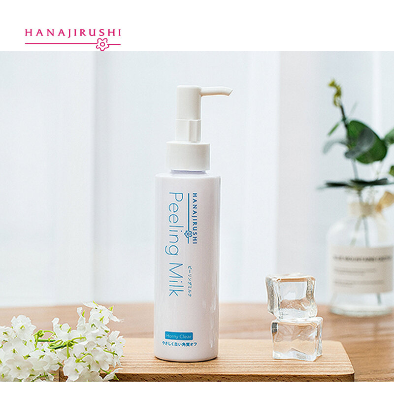 HANAJIRUSHI – crème exfoliante pour le corps et le visage, lait éplucheur, 120ml x 2
