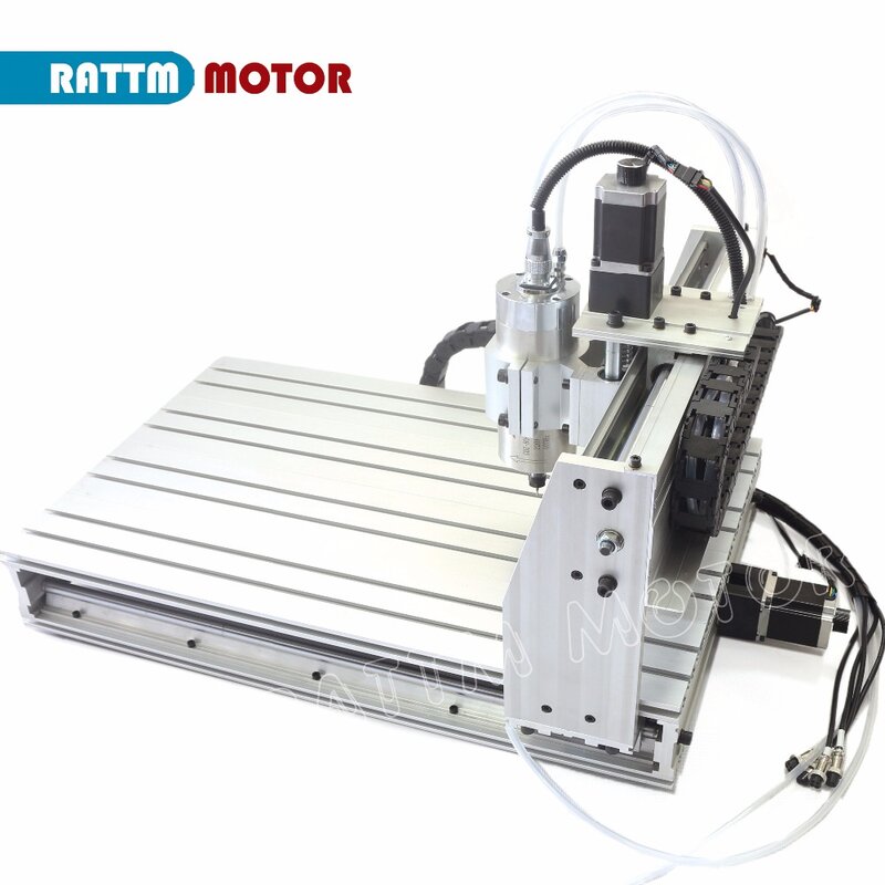 3 Axis Mach3 6040 S-80 DIY CNC milling Router Engraving machine set parallel port 220V & 1.5KW Water Cooling Spindle