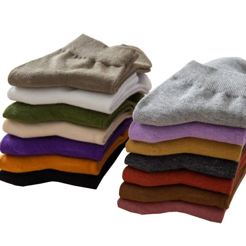Chaussettes courtes décontractées pour femmes, nouvelle collection, 5, paire/lot