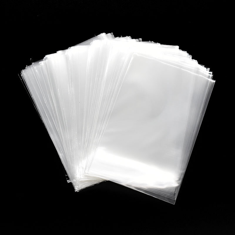 100 шт., прозрачные пластиковые пакеты для упаковки леденцов, печенья