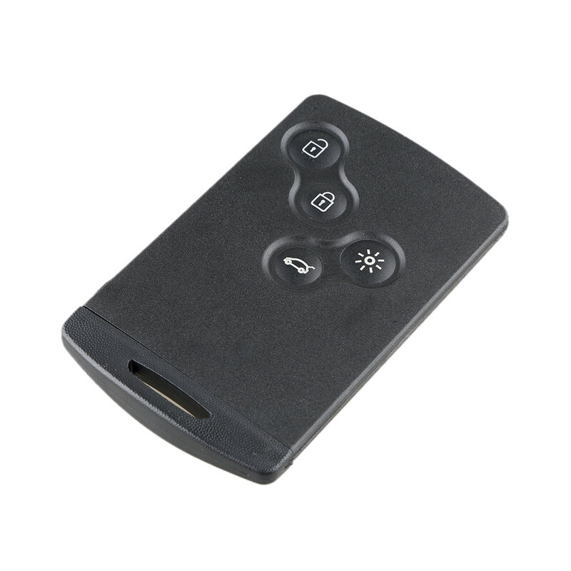 Clé télécommande intelligente à 4 boutons, vierge, avec lame, étui Original pour renault Koleos Clio