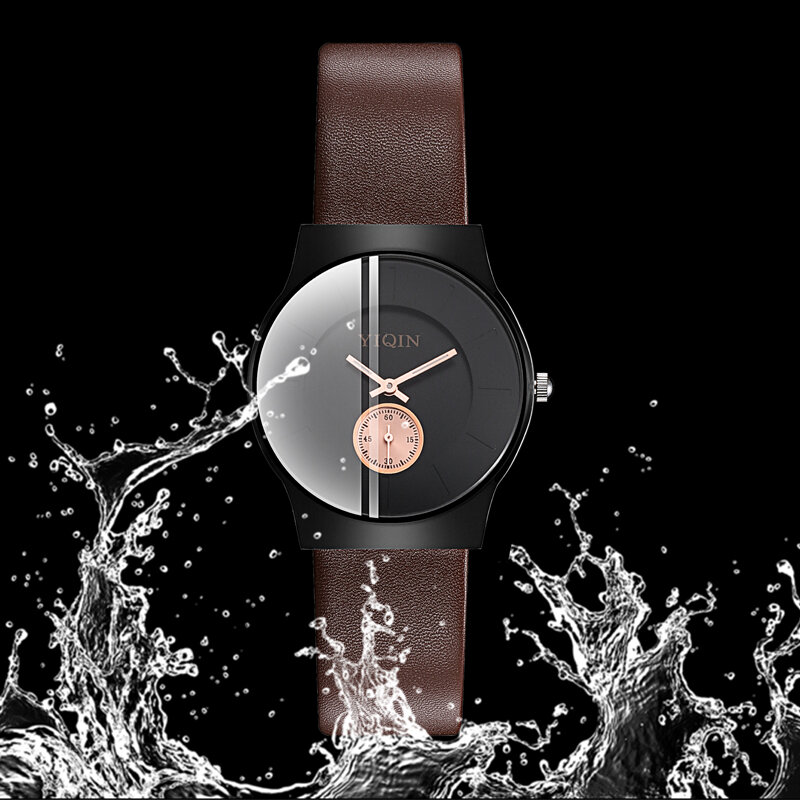 Top Brand Women Watches Quartz Wristwatches Casual Ladies Watch Waterproof Leather Watch Strap Stainless Steel Case Female Clock