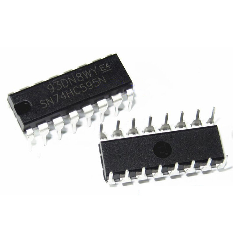 Новый и оригинальный чипсет IC 74HC595 DIP 74HC595N DIP16 SN74HC595N DIP-16, 10 шт.