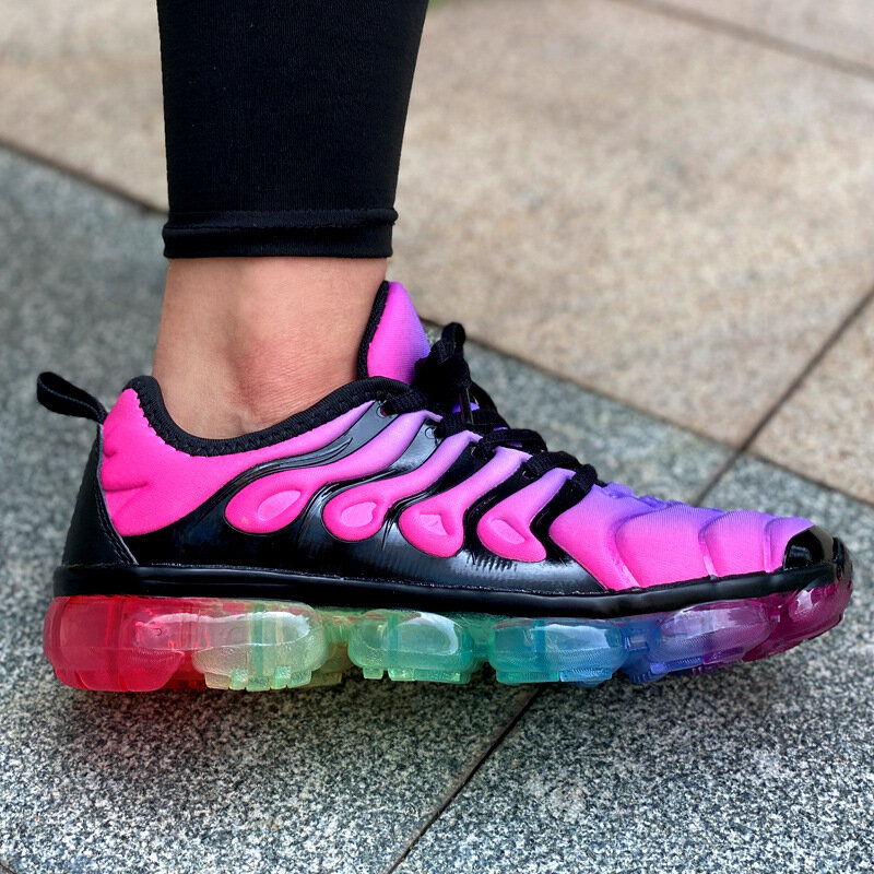 Schuhe Frauen Turnschuhe Mode Regenbogen Farbe Plattform Schuhe Casual Wanderschuhe Comforable Outdoor Damen Vulkanisierte Schuhe