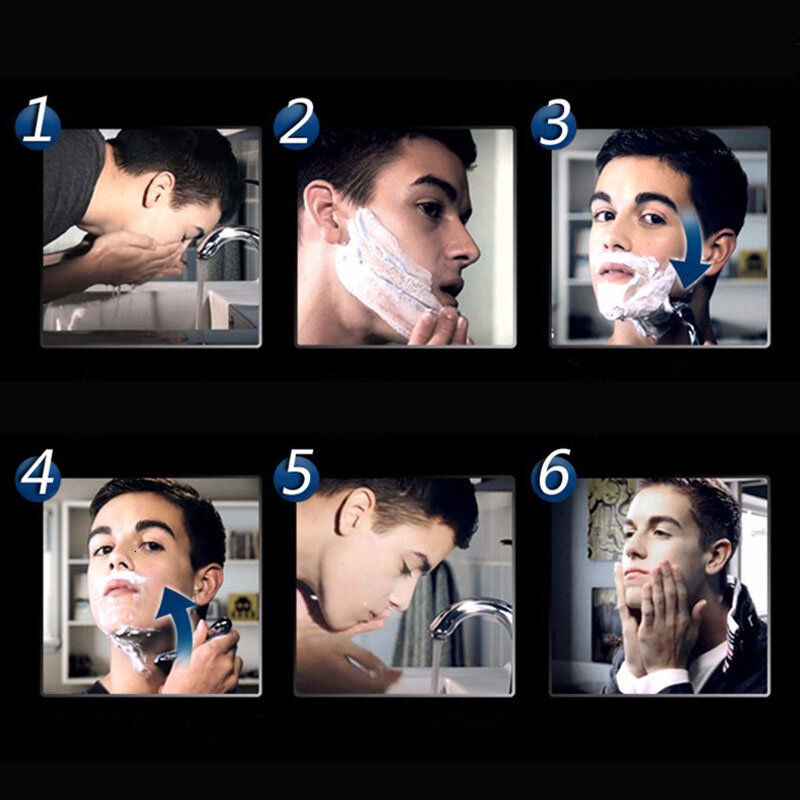 4 Teile/paket rasierklingen für Gillette Fusion für rasieren Manuelle rasiermesser klingen fünf Schicht edelstahl