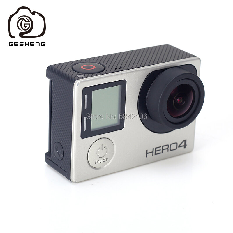 GoPro HD Hero 4 Cámara de Acción de plata GOPRO HERO 4, cámara deportiva resistente al agua ultra transparente 4K