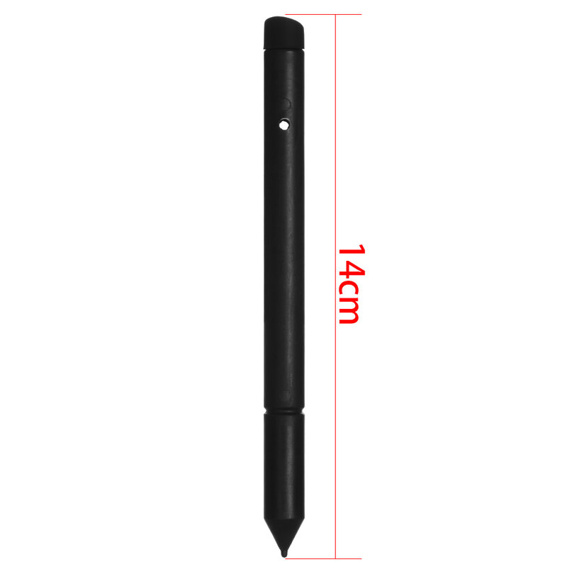 1 шт. Универсальный легкий 2в1 черный резиновый резистивный емкостный стилус для сенсорного экрана для iPhone iPad Tablet GPS мобильный телефон