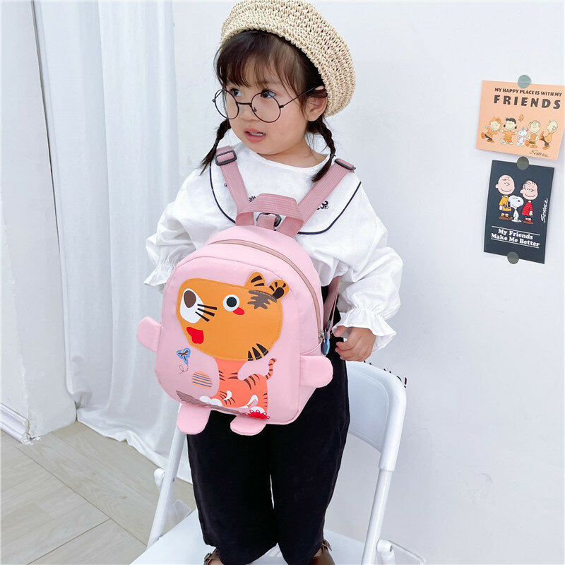 만화 경량 가방 귀여운 어린이 동물 미니 Schoolbag 소녀 소년 내구성 학교 애니메이션 배낭 유치원에서