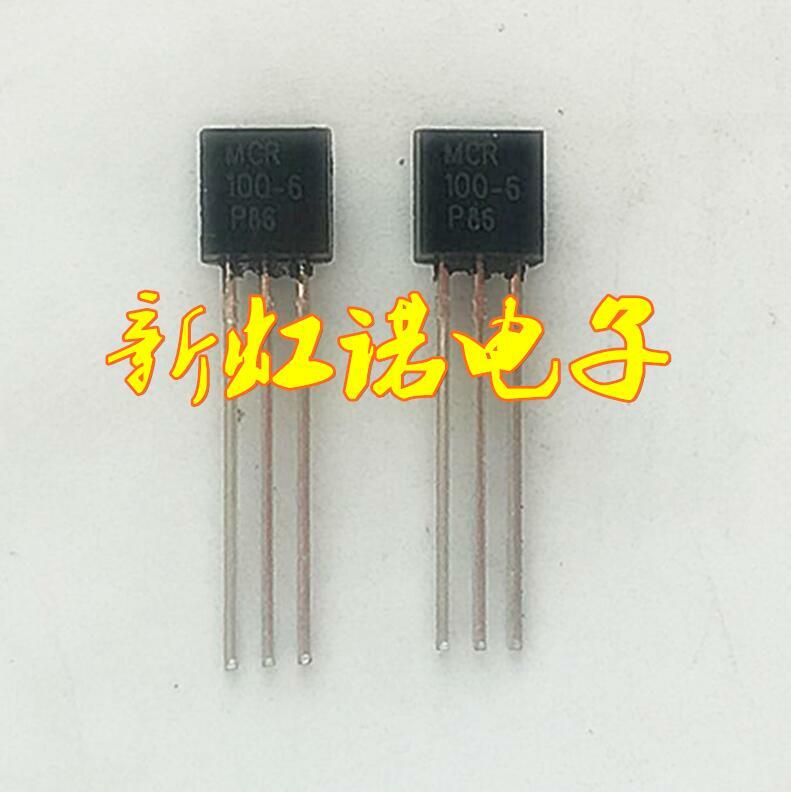 5Pcs/Lot New Original One-way Thyristor MCR100-6 TO-92-1 A 400 V Integrated circuit Triode In Stock