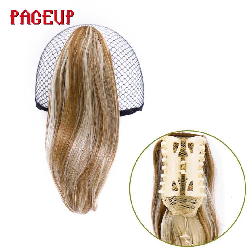 MSTN สังเคราะห์สั้นตรงหางม้า Extension Claw คลิปธรรมชาติ Pony Tail Hairpiece ผมสำหรับผู้หญิง