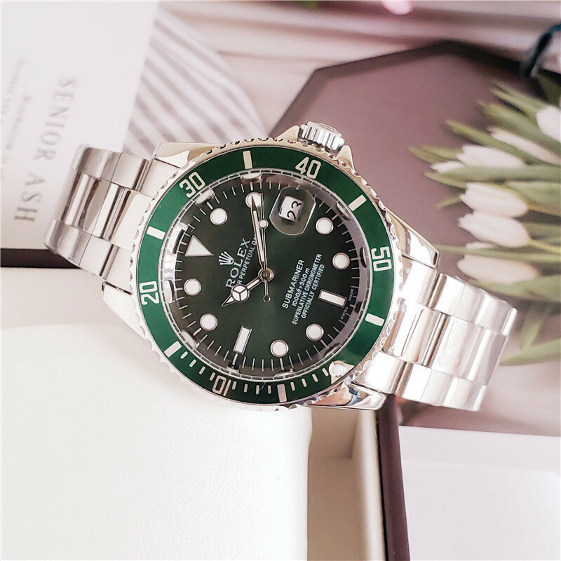 Rolex moda marka automatyczne mechaniczne zegarki męskie wodoodporny szkielet Wrist Watch z kobiet mężczyzn skórzany pasek 24