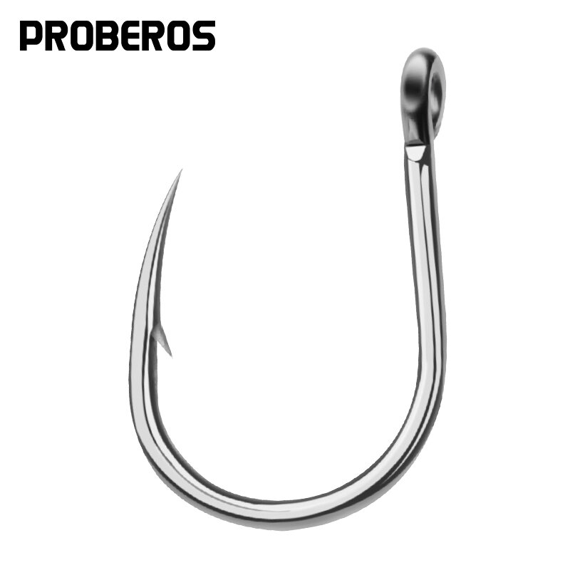 Proberos-塩水釣り針,ジギング用,ステンレス鋼モデル,台湾製,20個,1/0 #-13/0 #