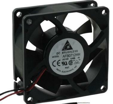 70257 Cm Wire Dual Ball Bearing Cooling Fan 12V 0.25A AFB0712HH