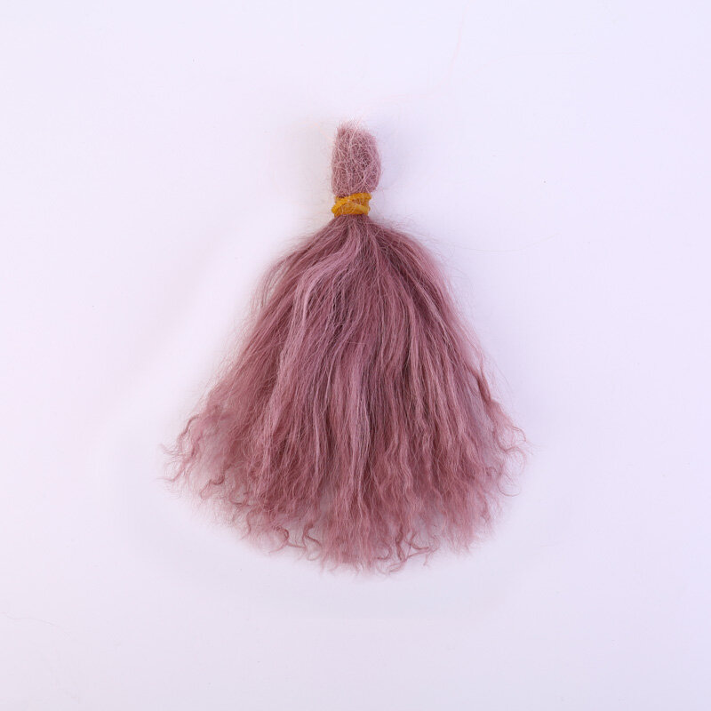 Nieuwste 11 Kleuren Reborn Pop Krullend Mohair Ongeveer 6 Centimeter In Lengte Diy Poppen Mohair Voor Bjd Sd Poppen