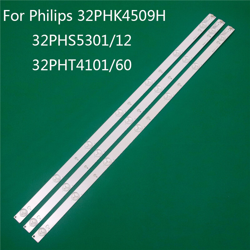 Tivi LED Chiếu Sáng Cho Philips 32PHK4509H 32PHS5301/12 32PHT4101/60 Đèn LED Thanh Đèn Nền Đường Chỉ May Thước GJ-2K15 D2P5 d307-V1 1.1