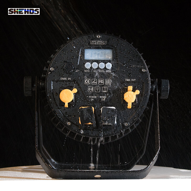 SHEHDS LED 18x18W 6in1 RGBWA+UV IP65 Waterproof Aluminum Alloy Par Light Outdoor DMX Control DJ Stage Light Equipment Effect