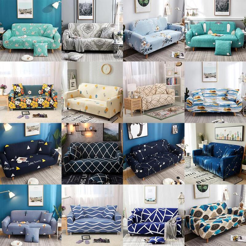 Luanqi capa de sofá estiramento força elástica universal sofá capa para casa decoração canape slipcovers caso sofá chaise canto capa