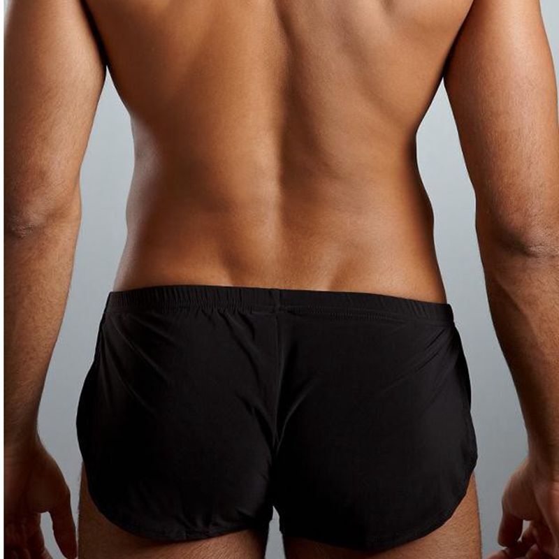 Besten preis Männer Männliche Unterwäsche komfortable Sexy Mann Boxer shorts U konvexen beutel seide Sexy Körper XXL größe unterhose Fabrik verkauf