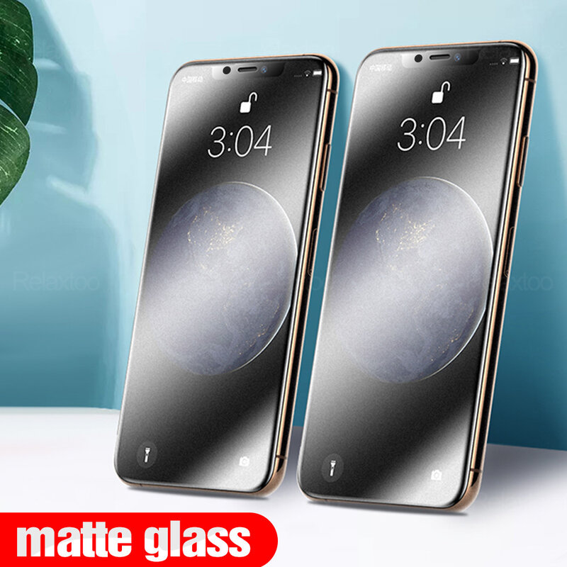 9d matte gehärtetem glas für apple iphone 13 12 11 Pro mini X XS Max XR schutz screen protector glas film für ifhone i13 i12