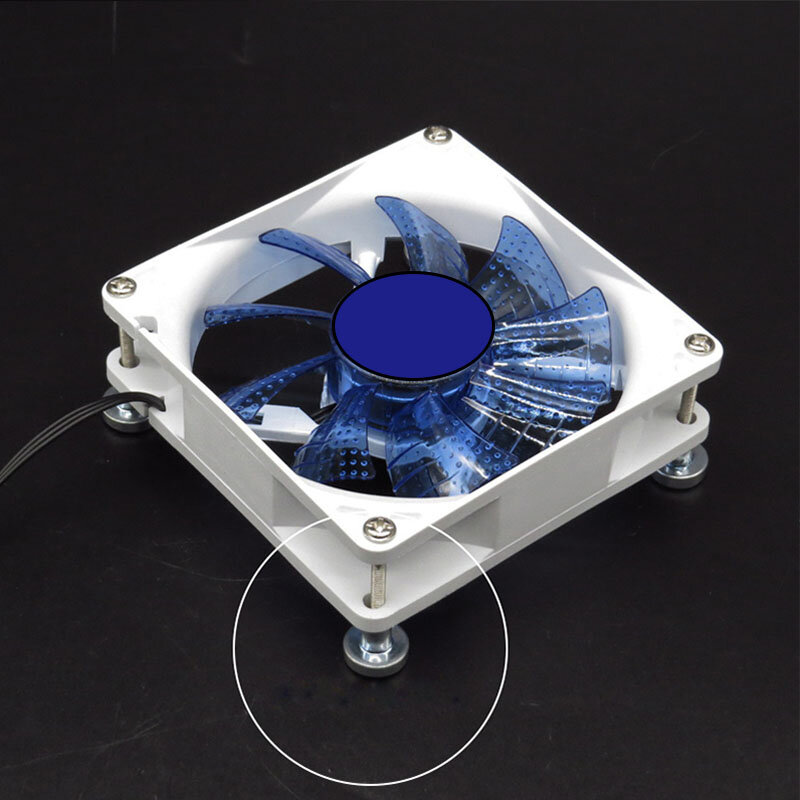 Ventilador com parafuso magnético, parafuso refrigerador modificado para fixação de chassi