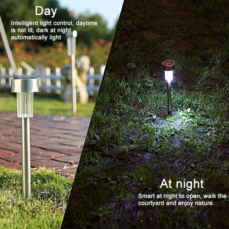 Lampe solaire LED imperméable pour pelouse, luminaire décoratif d'extérieur, idéal pour un jardin ou un sentier