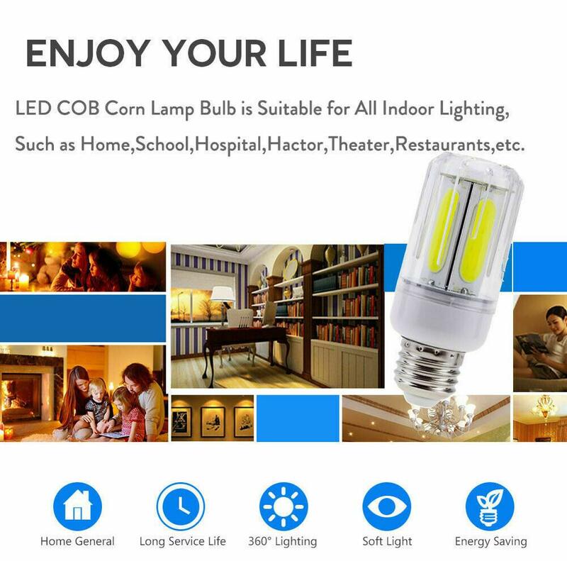 Nessun sfarfallio Super luminoso LED COB mais lampadina lampade da tavolo per la casa 360 illuminazione 12W 16W E27 E14 E12 E26 B22 AC 85-265V 110V 220V