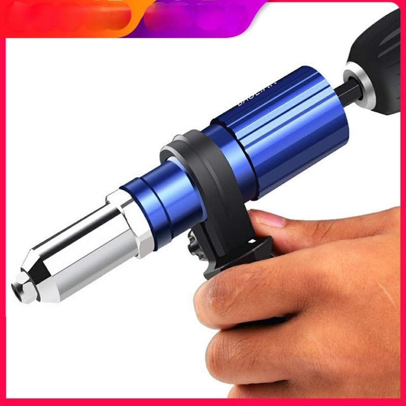 Electric Rivet Gun Adapter 2.4-4.8mm Different Guide Nozzle Models Are Used To Quickly Pull Various Specifications Of Rivets