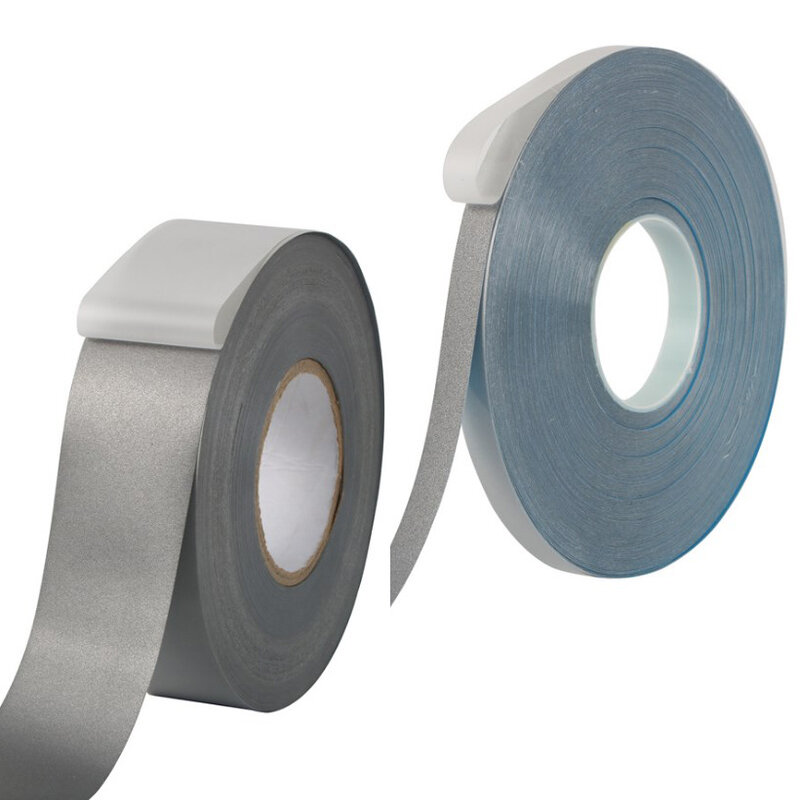 Zilver Reflecterende Tape Warmte-Overdracht Vinyl Lron Op Sticker Film Diy Zilveren Stof Voor Kleding